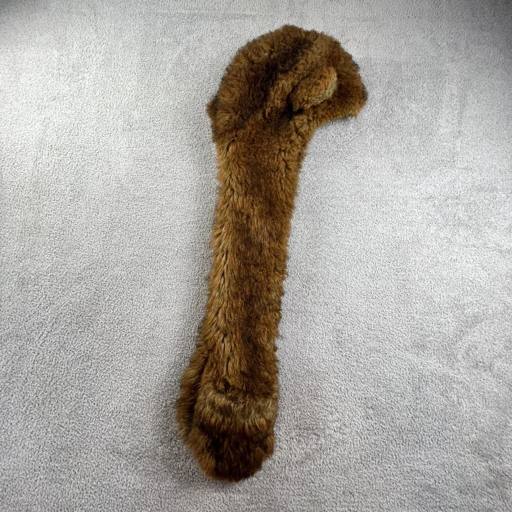 SpiritHoods Grizzly Bear Galaxy Collector Edition Faux Fur Hood Scarf Brown Rave - Picture 14 of 16